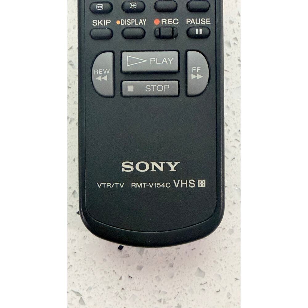 Sony RMT-V154C  Remote Control VTR TV VHS VCR - Tested Working - Picture 2 of 4